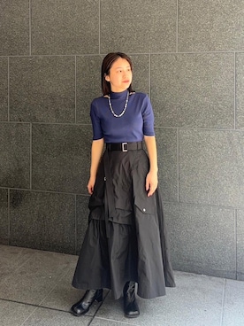 「UNITED TOKYO（ユナイテッドトウキョウ）のアイテム（Tシャツ/カットソー）」を使った、UNITED TOKYO STAFFさん（レディース・152cm）の秋コーディネート