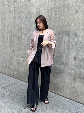 UNITED TOKYO フロントジップシアージャケット UNITED TOKYO（ユナイテッドトウキョウ）の「フロントジップ