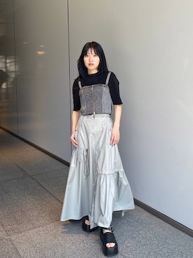 UNITED TOKYO STAFFさん（レディース・147cm）の夏コーディネート