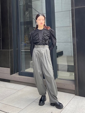 UNITED TOKYO STAFFさん（レディース・163cm）の秋コーディネート