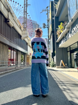 「99%IS-（ナインティナインパーセントイズ）のアイテム」を使った、ミカさん（レディース・166cm）の秋コーディネート