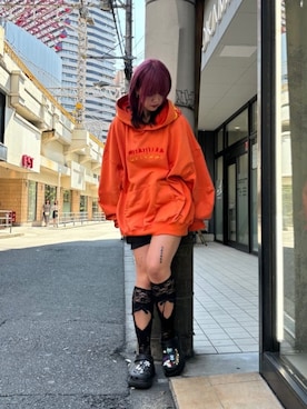 「ROYAL FLASH（ロイヤルフラッシュ）のアイテム」を使った、ミカさん（レディース・166cm）の春コーディネート