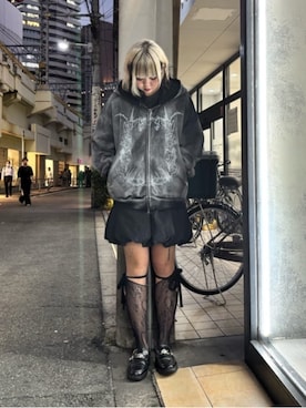 「ストリートファッション」｜ミカさん（レディース・166cm）の秋コーディネート