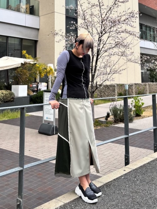 AULA AILA スカート AILA/アウラアイラ/別注マルチ