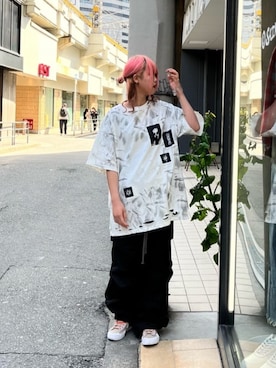 「ROYAL FLASH（ロイヤルフラッシュ）のアイテム」を使った、ミカさん（レディース・166cm）の春コーディネート