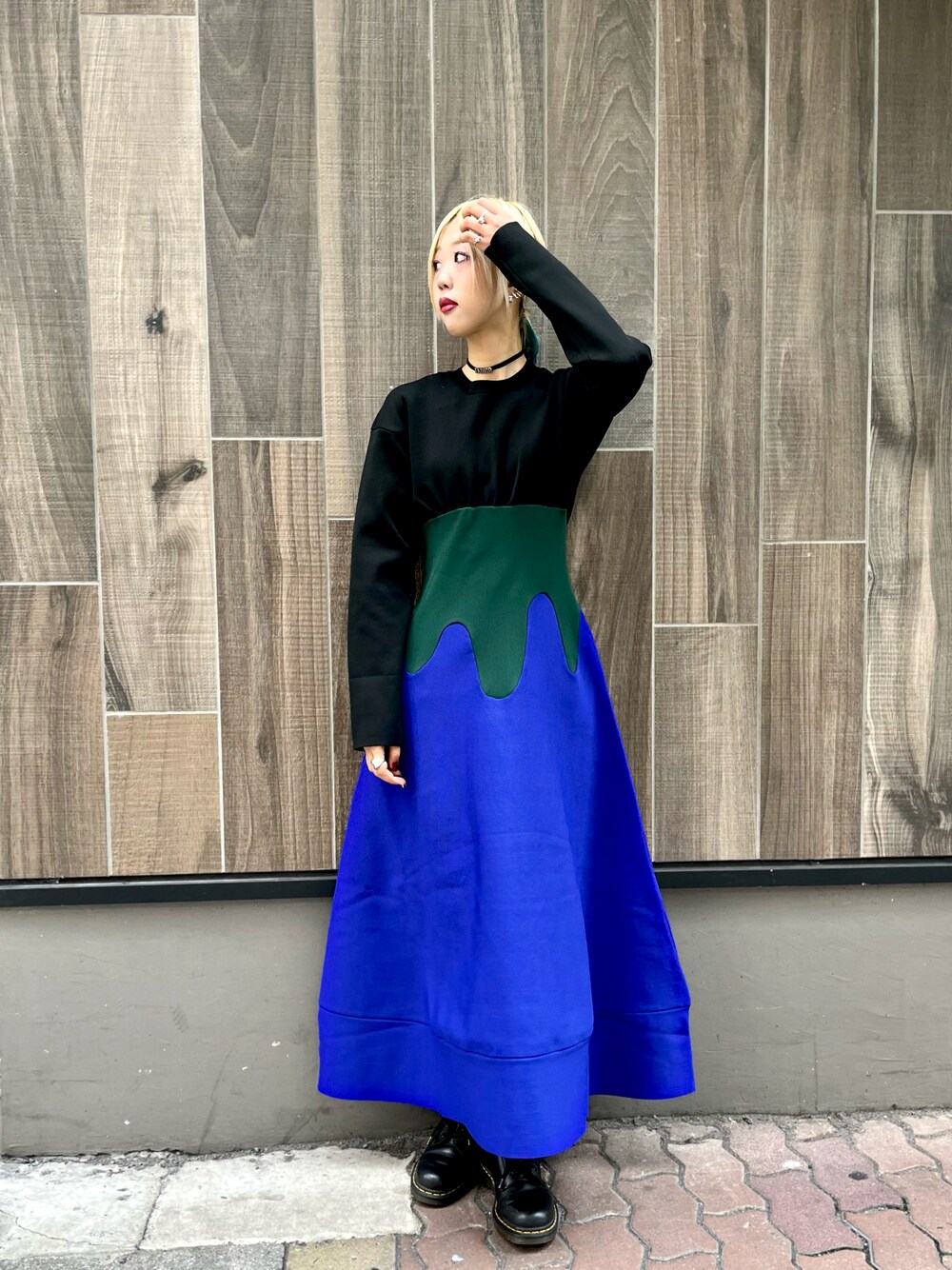 daiwalog UN3D. アンスリード ウェーブラインミックスニット UN3D