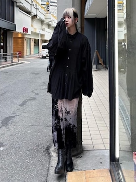 「ROYAL FLASH（ロイヤルフラッシュ）のアイテム」を使った、ミカさん（レディース・166cm）の夏コーディネート