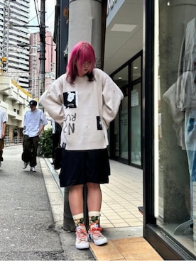 「ROYAL FLASH（ロイヤルフラッシュ）のアイテム」を使った、ミカさん（レディース・166cm）の春コーディネート