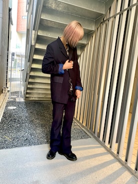 「ROYAL FLASH（ロイヤルフラッシュ）のアイテム（ジャケット/アウター）」を使った、ミカさん（レディース・166cm）の冬コーディネート