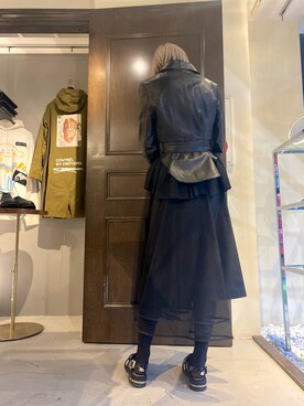 「ROYAL FLASH（ロイヤルフラッシュ）のアイテム（ジャケット/アウター）」を使った、ミカさん（レディース・166cm）の冬コーディネート
