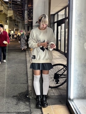 「ニット/セーター」｜ミカさん（レディース・166cm）の秋コーディネート