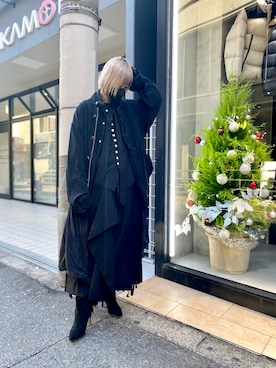 「ROYAL FLASH（ロイヤルフラッシュ）のアイテム（ジャケット/アウター）」を使った、ミカさん（レディース・166cm）の冬コーディネート