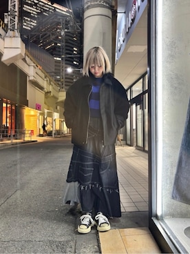 ミカさん（レディース・166cm）の冬コーディネート