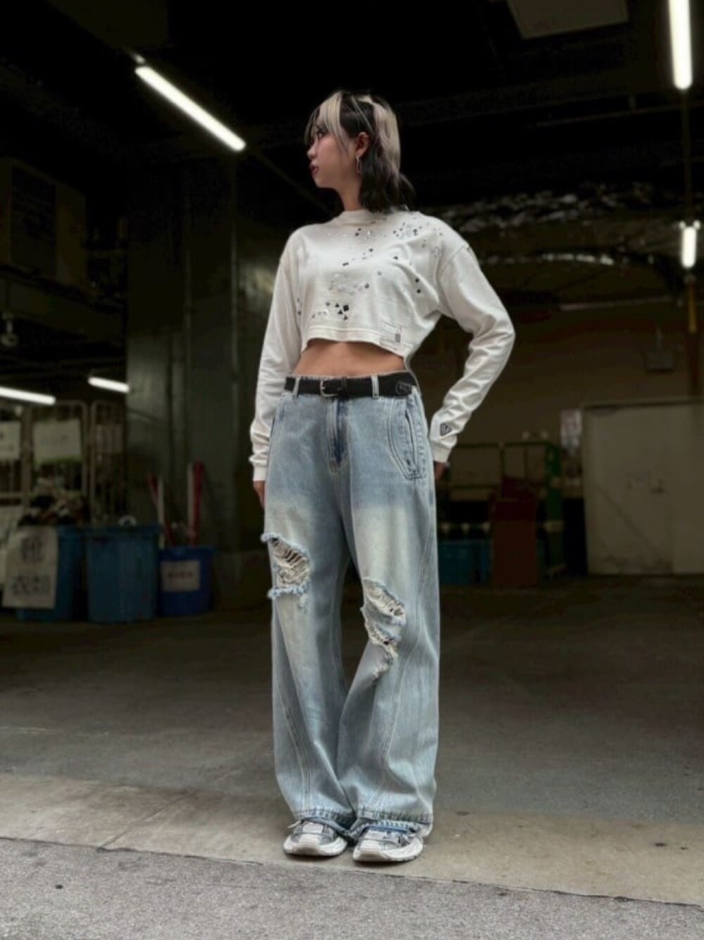 トップス miharayasuhiro LONG SLEEVES MINI TEE Maison MIHARA YASUHIRO（メゾンミハラヤスヒロ）の「【MIHARA