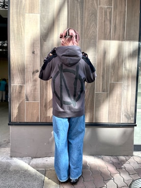 「99%IS-（ナインティナインパーセントイズ）のアイテム」を使った、ミカさん（レディース・166cm）の秋コーディネート