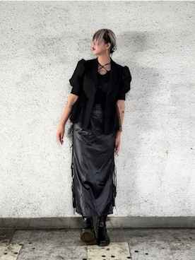 「ROYAL FLASH（ロイヤルフラッシュ）のアイテム（ジャケット/アウター）」を使った、ミカさん（レディース・166cm）の夏コーディネート