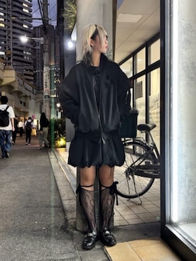 「ストリートファッション」｜ミカさん（レディース・166cm）の秋コーディネート