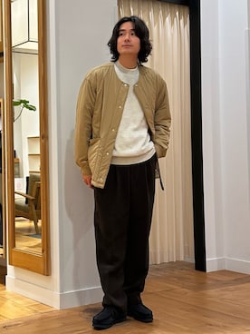 「アイテム（その他シューズ）」を使った、キムラさん（メンズ・177cm）の秋コーディネート