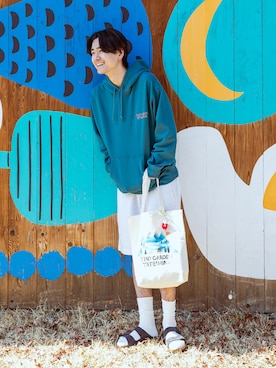 「アイテム（アンダーウェア）」を使った、キムラさん（メンズ・177cm）の春コーディネート