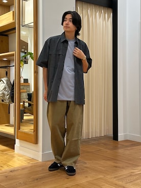 「OUTDOOR EXCHANGE（アウトドアエクスチェンジ）のアイテム」を使った、キムラさん（メンズ・177cm）の夏コーディネート