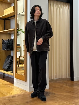 「イチ推しジャケットスタイル」｜「アイテム（その他アウター）」を使った、キムラさん（メンズ・177cm）の秋コーディネート