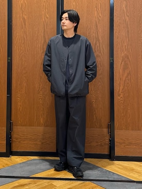 「MARMOT（マーモット）のアイテム」を使った、キムラさん（メンズ・177cm）の春コーディネート