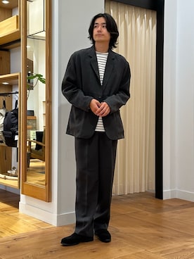 「アイテム（シューズ小物/雑貨）」を使った、キムラさん（メンズ・177cm）の秋コーディネート