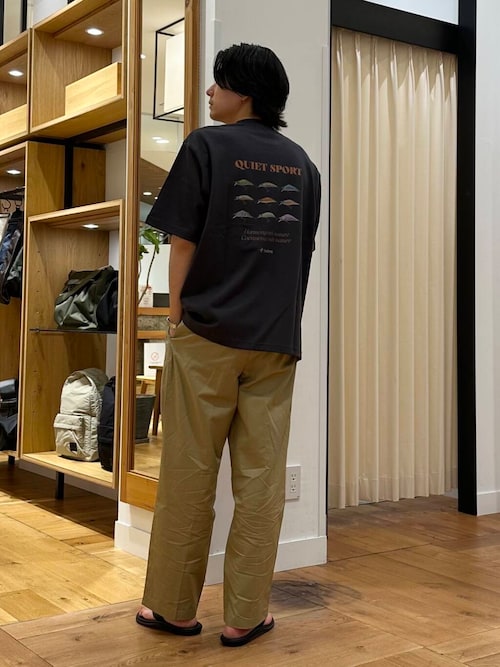 コットンリネンマーセライズライトチノトラウザー