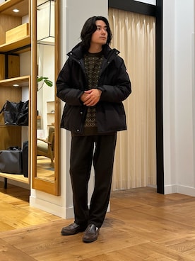 「アイテム（その他アウター）」を使った、キムラさん（メンズ・177cm）の冬コーディネート