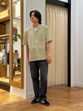 「Lee（リー）のアイテム」を使った、キムラさん（メンズ・177cm）の夏コーディネート