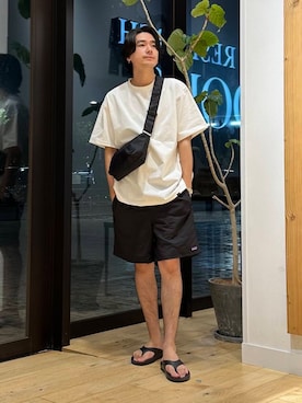 「帰省コーデ」｜キムラさん（メンズ・177cm）の夏コーディネート