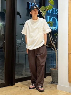 「URTECH」｜キムラさん（メンズ・177cm）の夏コーディネート