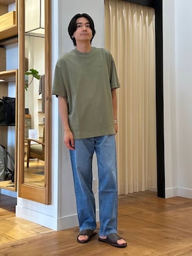 「ここでしか手に入らない別注アイテム」｜キムラさん（メンズ・177cm）の夏コーディネート