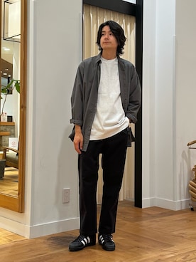 「季節の変わり目羽織コーデ」｜キムラさん（メンズ・177cm）の秋コーディネート