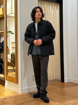 「アイテム（その他シューズ）」を使った、キムラさん（メンズ・177cm）の秋コーディネート