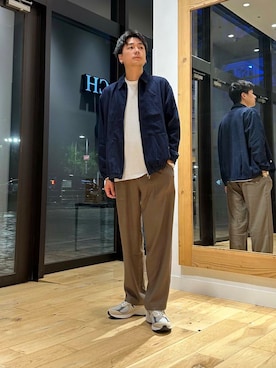「アイテム（デニムジャケット）」を使った、キムラさん（メンズ・177cm）の夏コーディネート