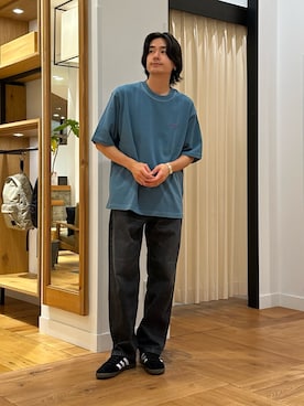 「Lee（リー）のアイテム」を使った、キムラさん（メンズ・177cm）の夏コーディネート