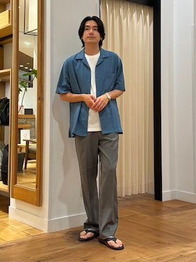 「帰省コーデ」｜キムラさん（メンズ・177cm）の夏コーディネート