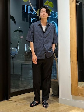 「URTECH」｜キムラさん（メンズ・177cm）の夏コーディネート