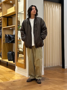 「オトナカジュアル」｜キムラさん（メンズ・177cm）の冬コーディネート