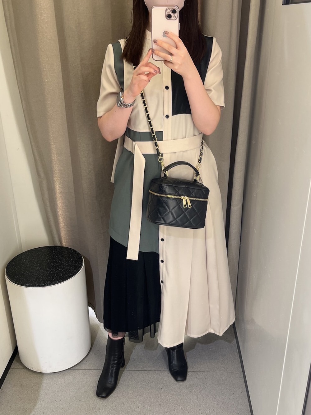 UNITED TOKYO（ユナイテッドトウキョウ）の「メッシュレイヤードシャツワンピース（ワンピース）」 - WEAR