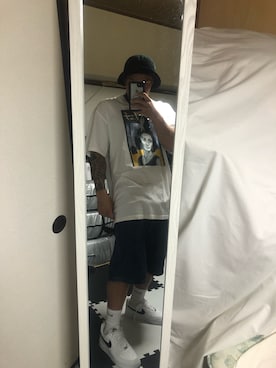 「H&M（エイチ・アンド・エム）のアイテム（デニムパンツ）」を使った、T.Tさん（メンズ・167cm）の夏コーディネート