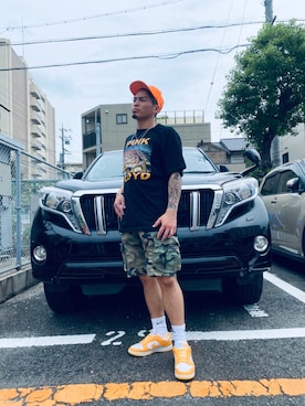 「PUMA（プーマ）のアイテム（帽子）」を使った、T.Tさん（メンズ・167cm）の秋コーディネート