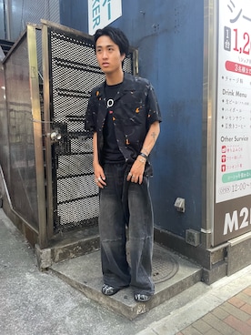 「迷彩」｜井上陽翔さん（メンズ・175cm）の夏コーディネート