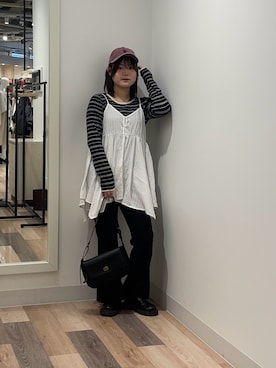 みおさん（レディース・155cm）の冬コーディネート