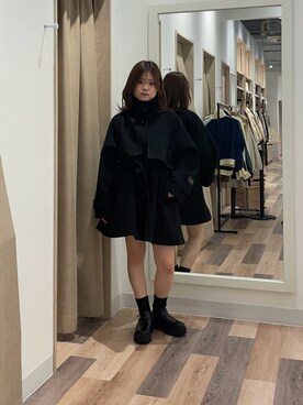 「CPCM（シーピーシーエム）のアイテム（シューズ）」を使った、みおさん（レディース・155cm）の秋コーディネート