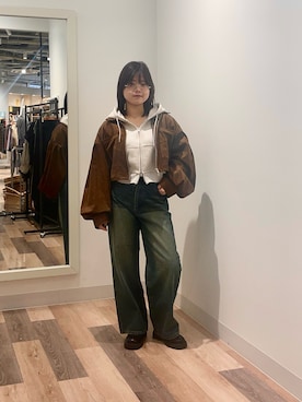 みおさん（レディース・155cm）の冬コーディネート