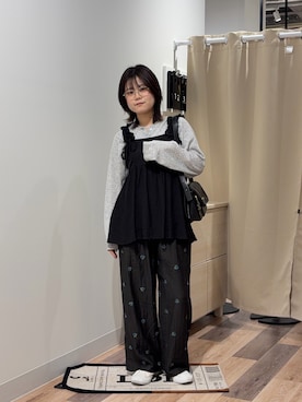「CPCM（シーピーシーエム）のアイテム」を使った、みおさん（レディース・156cm）の夏コーディネート