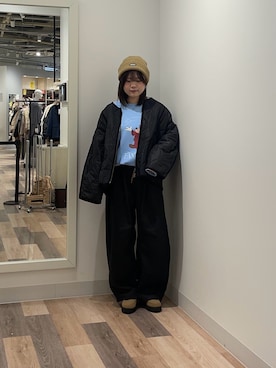 みおさん（レディース・155cm）の冬コーディネート