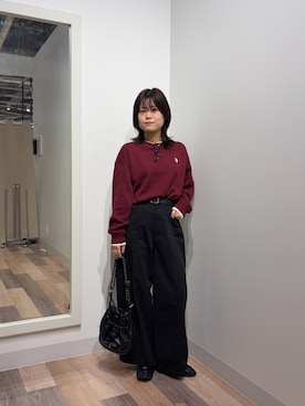 「CPCM（シーピーシーエム）のアイテム」を使った、みおさん（レディース・156cm）の秋コーディネート